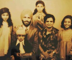milkha-singh-with-wife-childrens