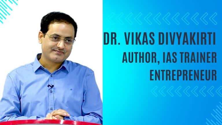 Dr. Vikas Divyakirti Biography